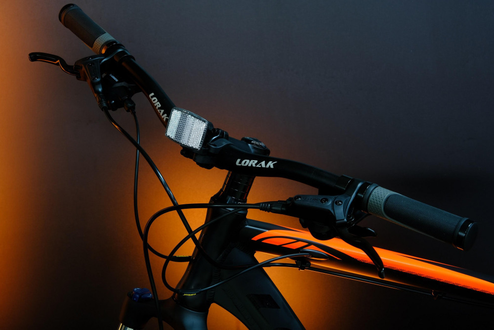 Lorak 6.0 Матовый Чёрный/Оранжевый рама 19 (на рост 171-182)