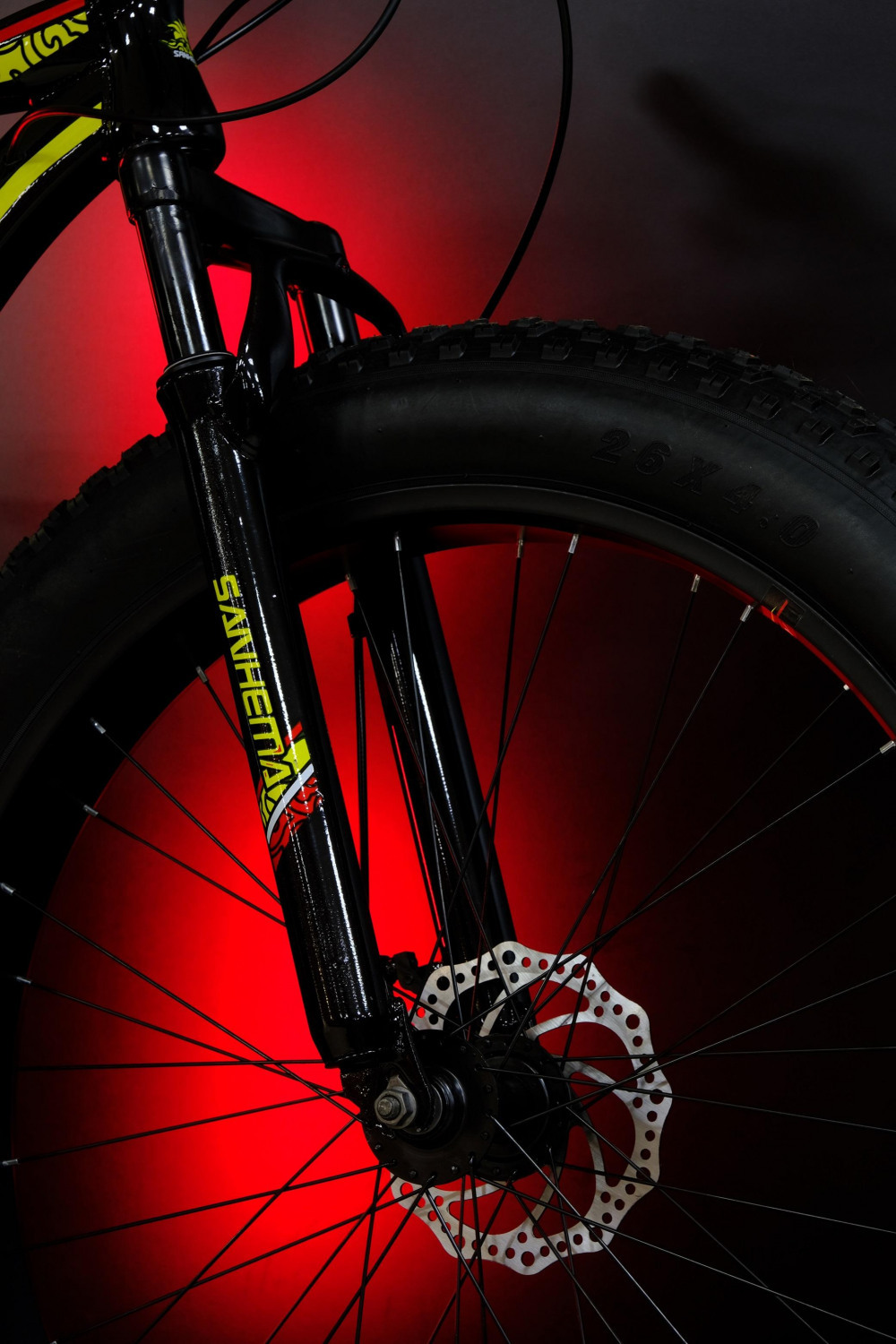 SANHEMA FAT 26 Чёрный/Жёлтый