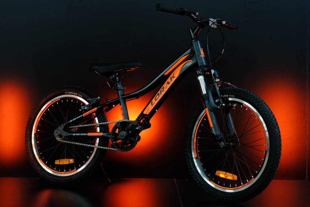 Lorak RACE Lite 20 Матовый Чёрный/Оранжевый