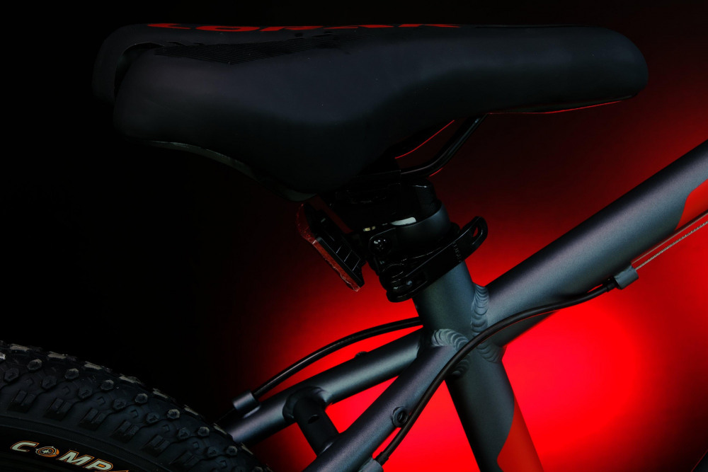 LORAK SHARK 20 BLACK Матовый Серый/Красный